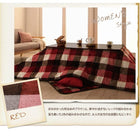こたつカバー単品 4尺 長方形 80×120 天板対応 チェック柄はっ水こたつ