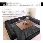 こたつ用フロアコーナーソファ コの字 マット部分サイズ 190×190cm 厚さ40mm