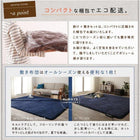 こたつ 掛け 敷布団 2点セット もっとボリュームタイプ 4尺 長方形 80×120 天板対応 マイクロファイバーフランネル