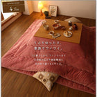 こたつ 掛け 敷布団 2点セット もっとボリュームタイプ 4尺 長方形 80×120 天板対応 マイクロファイバーフランネル