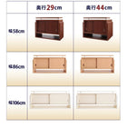 耐震収納上置 高さ35cm〜67cm対応でどこでも設置可! 幅106 奥行44