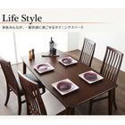 ダイニングテーブル W115 ウォールナット材 ハイバックチェア ダイニング