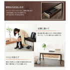 ダイニング 4点セット テーブル + チェア2脚 + ベンチ1脚 W115 ウォールナット材 ハイバックチェア