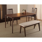 ダイニングテーブル W150 天然木 ウォールナット無垢材 ハイバックチェア