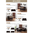 ソファダイニング 3点セット テーブル + 2人掛けソファ2脚 右アームタイプ W100 ヴィンテージ カフェスタイル