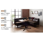 ソファダイニング 3点セット テーブル + 2人掛けソファ2脚 左アームタイプ W100 ヴィンテージ カフェスタイル