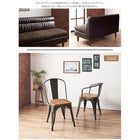 ソファダイニング ダイニングソファ 右アームタイプ 2人掛け ヴィンテージ カフェスタイル ソファダイニング