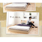 ローベッド シングル 布団 薄型軽量ボンネルコイル