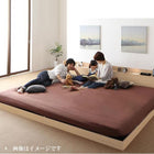 スタンダードボンネルコイル ワイドK240(SD×2) 布団が使えるローベッド