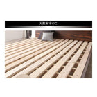 セミダブル すのこベッド ポケットコイルマットレスレギュラー付き ベット