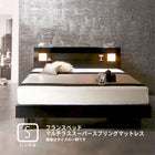 すのこベッド シングル ライト マルチラススーパースプリングマットレス付き