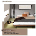 ベッドフレームのみ シングル ベッド デザインボード ロング 木脚タイプ ベット ロング丈