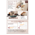 ベッド 収納 ワイド 大容量ベッド フレームのみ ワイドK240(SD×2) 組立設置付