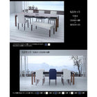 ダイニング ダイニングテーブル W140-240 天然木 ウォールナット材 伸縮ダイニングセット