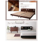 すのこベッド 専用別売品(脚) WK200〜280用 脚15cm ライト付き