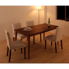 ダイニング 4点セット(テーブル+チェア2+ベンチ1) W150 さっと拭ける PVC