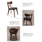 ダイニング 4点セット テーブル + チェア2脚 + ベンチ1脚 W150 モダン おしゃれ ダイニング