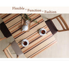 ダイニングチェア 2脚組 連結 分割 レイアウト自由 天然木 ダイニングセット