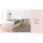 チェストベッド_大容量 薄型スタンダードポケットコイル ダブル