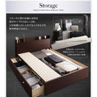 ベッドフレームのみ ベッド ベット 収納 セミダブル 床板仕様 お客様組立