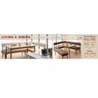 ダイニングセット 4人 4点セット テーブル+ソファ1脚+アームソファ1脚+スツール1脚 ナチュラル W150