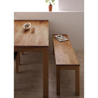 ダイニング 5点セット(テーブル+チェア4) ウォールナット 板座 W180 総無垢材 ワイド