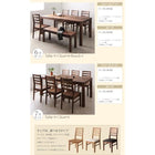 ダイニング 5点セット(テーブル+チェア4) オーク PVC座 W180 総無垢材 ワイド