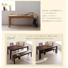 ダイニングテーブル 単品 ウォールナット W180 総無垢材 ワイド