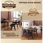 ダイニングチェア 2組 ヴィンテージスタイル