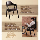 ダイニングチェア 2組 ヴィンテージスタイル