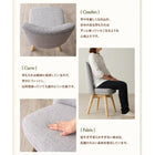 ダイニング 4点セット(テーブル+チェア2+ベンチ1) ブラウン W150 北欧 おしゃれ スタイル 回転チェア ダイニング