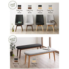 ダイニング 5点セット(テーブル+チェア4) ナチュラル W150 北欧 おしゃれ スタイル 回転チェア ダイニング