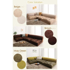 ビーズフロアコーナーソファ 2人掛け