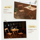 ガーデンチェア 2脚組 アカシア 天然木