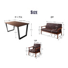 ダイニングテーブル 単品 W120 ヴィンテージスタイル