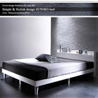 すのこベッド 棚 コンセント プレミアムボンネルコイル セミダブル