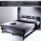 すのこベッド 棚 コンセント プレミアムボンネルコイル セミダブル