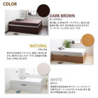 ガス圧ベッド 跳ね上げ セミシングル 薄型プレミアムポケットコイル 縦開き 深さラージ 組立設置付