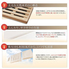 ベッド 収納 跳ね上げ セミダブル 薄型スタンダードボンネルコイル縦開き 深さ ラージ 組立設置付