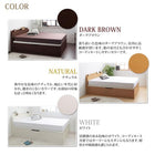 ベッド ガス式跳ね上げ セミシングル 薄型プレミアムボンネルコイル 横開き 深さラージ 組立設置付