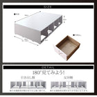 ベッドフレームのみ ベッド 収納 大容量 セミダブル 引出し2杯