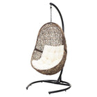 ハンギングチェア ゆりかご 椅子ハンモック たまご型 パーソナルチェアー ソファ スタンド アジアン おすすめ 人気