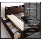 ベッドフレームのみ ダブルベッド ベット 収納 すのこ仕様 組立設置付