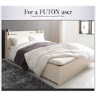 ダブルベッド ベット 収納 スタンダードポケットルコイル すのこ仕様 お客様組立