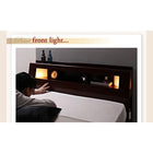 組立設置付 ガス圧式跳ね上げ収納ベッド プレミアムポケットコイルマットレス シングル 深さラージ