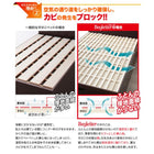 シングル 敷ふとん対応 大容量 国産すのこ ベッド 跳ね上げ 縦開き ヘッド付き 深さレギュラー 組立設置付