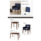 ダイニングチェア別売りカバー 1枚