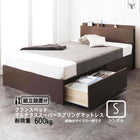 ベッド 収納 フランスベッド マットレス付き マルチラススーパースプリング 組立設置付 引き出し2杯 シングル