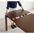 ダイニングテーブル W140-240 ウォールナット材 伸縮式