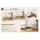 マットレスベッド ショート丈分割式 国産ポケット 専用別売品 引き出し2杯セット